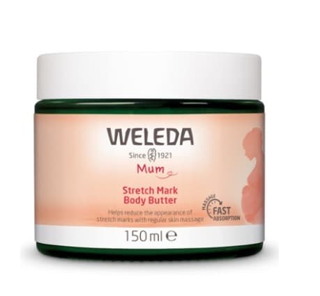 חמאת גוף לסימני מתיחה בהריון | מכיל 150 מל | וולדה | Weleda