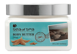 חמאת גוף עם שמנים טהורים מים המלח בניחוח אוקיינוס | 350 מל | סי אוף ספא | Sea Of Spa