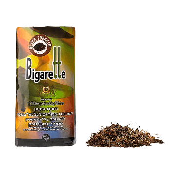טבק שחור ביגארט | תערובת צמחים ללא טבק או ניקוטין | מכיל 40 גרם ביגארט | Bigarette