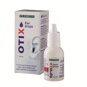 טיפות אוזניים | אוטיקס | מכיל 15 מל | לשימוש חיצוני בלבד | פלוריש הדס | Floris Hadas