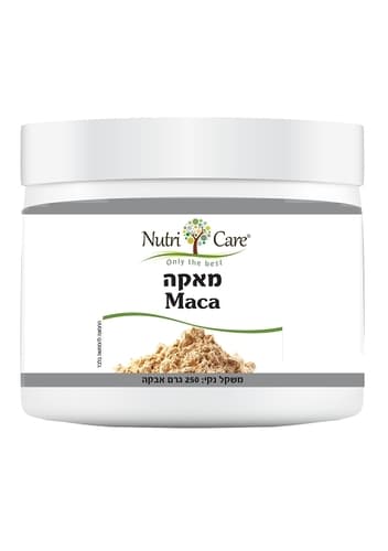 מאקה אבקה | מכיל 250 גרם | תוסף תזונה | maca | כשר פרווה | נוטרי קר | Nutri Care