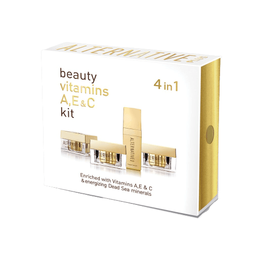 מארז אנטא-איגינג | הכולל קרם יום ולילה | סרום לעיניים ולמחשוף | וסרום פעיל לעור הפנים | סי אוף ספא | Sea Of Spa