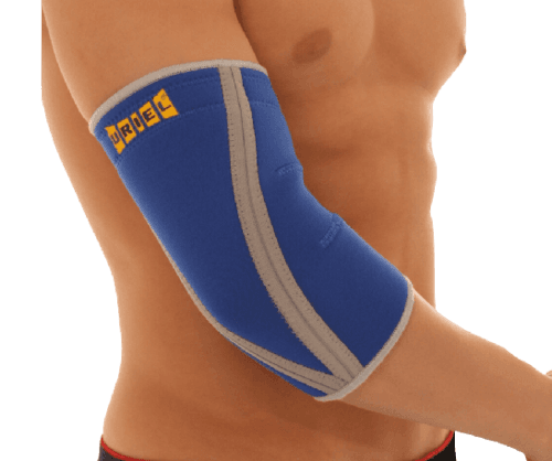 מגן מרפק אלסטי איכותי העשוי מניאופרן להפחתת כאב | מידה S | אוריאל | URIEL