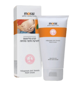 מורז | קרם פוליגונום | למניעת סימני מתיחה | ללא SLS ופרבנים | 150מל מורז | Moraz