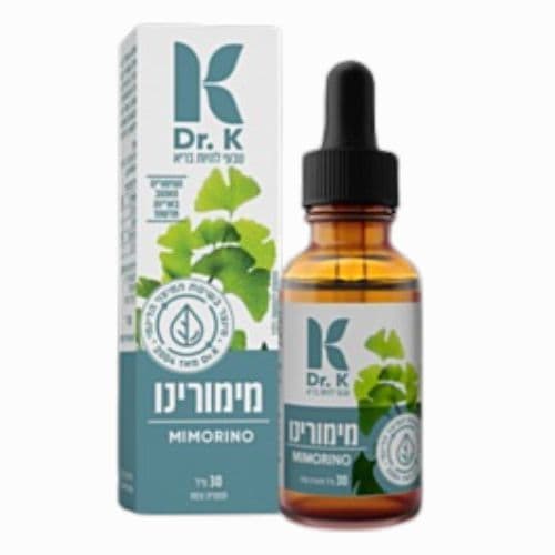 ממורינו | מכיל 30 מל | תמצית גינקו בילובה | מוצר כשר | Dr K | דר קיי