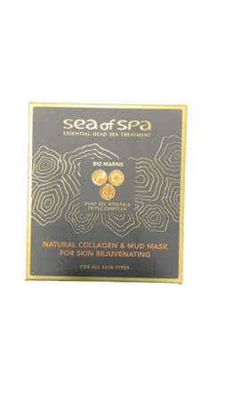 מסיכת יופי לפנים | קולגן טבעי | בשילוב בוץ | לחידוש העור | 50 מל | סי אוף ספא | Sea Of Spa