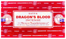 מקלות קטורת | דראגונס בלוד קופסא המכילה 12 חבילות | כל חבילה מכילה 15 גרם