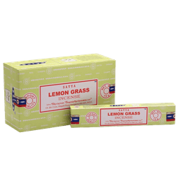 מקלות קטורת | לימון גראס | קופסא המכילה 12 חבילות | כל חבילה מכילה 15 גרם