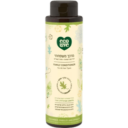 מרכך משפחתי לכל סוגי השיער | מלפפון פטרוזיליה ותרד | מכיל 500 מל | אקולאב | EcoLove