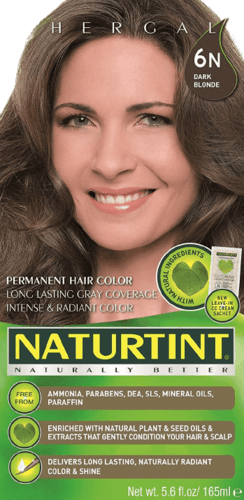 נטורטינט | צבע שיער קבוע | 6N בלונד כהה | מכיל 165 מל | נטורטינט | NATURTINT