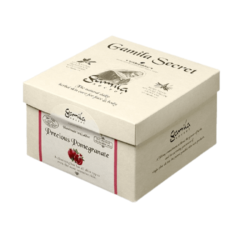 סבון | סבתא גמילה | רימון | 115גרם | מכיל 6 שמנים צמחיים טהורים | 15 צמחי מרפא | מיועדים לכל סוגי העור | סבתא גמילה | Grandma Jamila