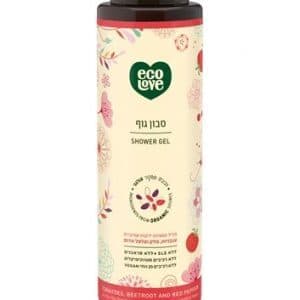 סבון גוף | עגבניות סלק ופלפל אדום | מכיל 500 מל | אקולאב | EcoLove