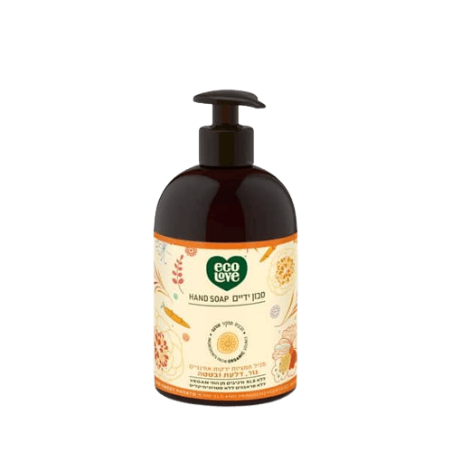 סבון ידיים | גזר דלעת ובטטה | מכיל 500מל | אקולאב | EcoLove