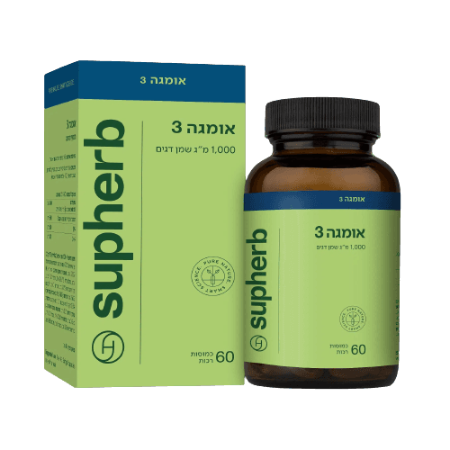 סופהרב אומגה 3 110 כמוסות רכות SUPHERB סופהרב SUPHERB סופהרב | SUPHERB