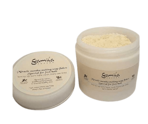 פתיתי סבון סבתא גמילה | למראה מטופח ורענן של כף הרגל |100 רכיבים טבעיים | סבתא גמילה | Grandma Jamila