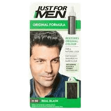 צבע לשיער | לגבר H-55 | שחור אמיתי | גסט פור מן | Just For Men