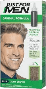 צבע לשיער לגבר | H-25 | חום בהיר | גסט פור מן | Just For Men