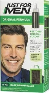 צבע לשיער לגבר | H-45 | שחור חום כהה | גסט פור מן | Just For Men