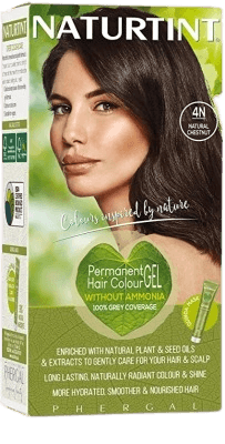 צבע שיער קבוע | 4N נטורטינט | חום ערמונים טבעי | נטורטינט | NATURTINT