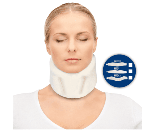 צווארון אנטומי ספוגי תומך | לטיפול בפציעת צוואר קלה שריר צוואר מתוח הגבלת תנועה או קיבוע | מידה S אוריאל | URIEL