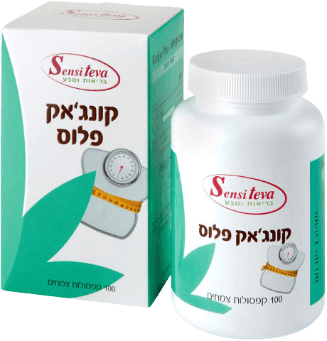 קונגאק פלוס | כשר פרווה | מכיל 100 קפסולות צמחים | סנסי טבע | Sensi Teva