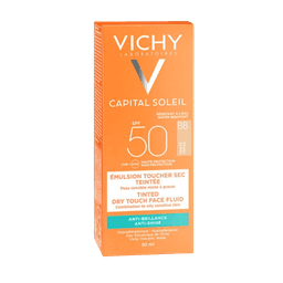 קרם הגנה BB | המעניק גוון שזוף לפנים | לעור מעורב עד שמן | SPF 50 | מכיל 50 מל | וישי | Vichy