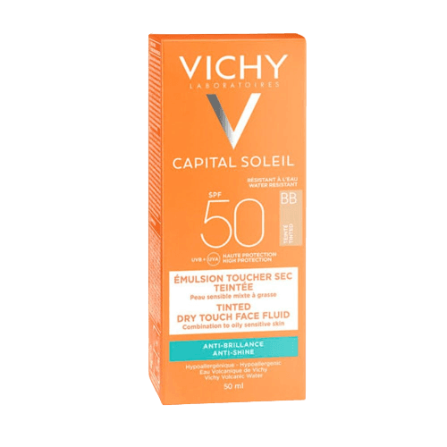 קרם הגנה BB | המעניק גוון שזוף לפנים | לעור מעורב עד שמן | SPF 50 | מכיל 50 מל | וישי | Vichy