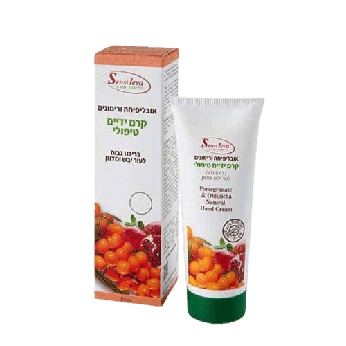 קרם ידיים | אובליפיחה ורימונים | מכיל 100 מל | סנסי טבע | Sensi Teva