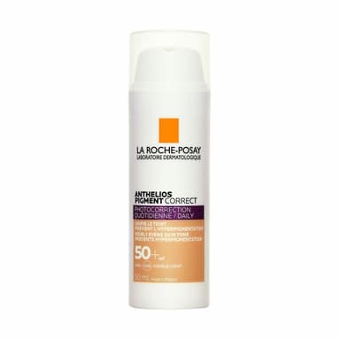 קרם יום עם גוון | גוון מדיום | SPF50| ANTHELIOS PIGMENT CORRECT | מכיל 50 מל | לה רוש פוזה | LA ROCHE POSAY