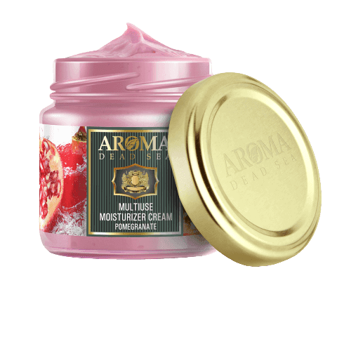 קרם רב שימושי | ניחוח רימון | עשיר בשמנים טבעיים | מינרלים מים המלח וויטמינים A ו-E | מכיל 110 מל | ארומה דד סי | Aroma Dead Sea