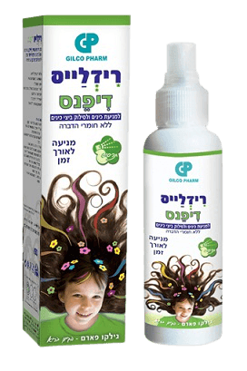 רידלייס דיפנס למניעת הידבקות בכינים והופעת ביצי כינים | מכיל 120 מל | גילקו פארם | GILCO