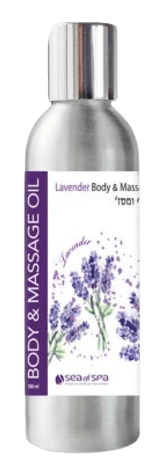 שמן גוף ועיסוי | לבנדר | שילוב ייחודי של שמן שקדים שמן שומשום ויטמין C ויטמין E | שמן מרגיע מפנק ובניחוח עדין נעים וממכר | סי אוף ספא | Sea Of Spa