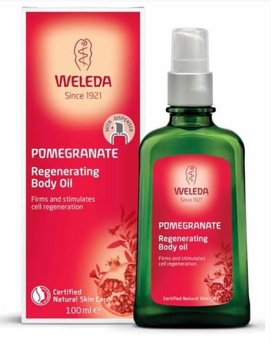 שמן גוף רימונים משקם | מכיל 100 מל | וולדה | Weleda