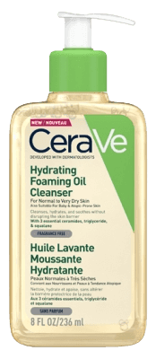שמן רחצה מקציף לניקוי והזנת העור | לעור רגיל עד יבש ומאד | מכיל 236 מל | סרווה | CeraVe