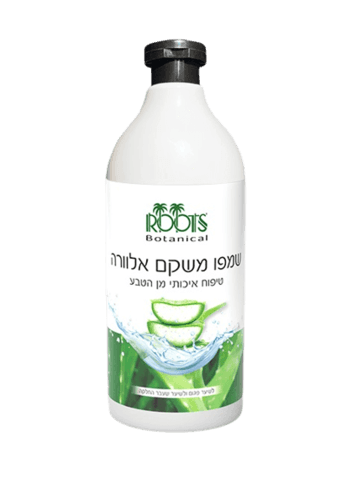 שמפו אלוורה משקם צמחי | 1 ליטר | רוטס | ROOTS