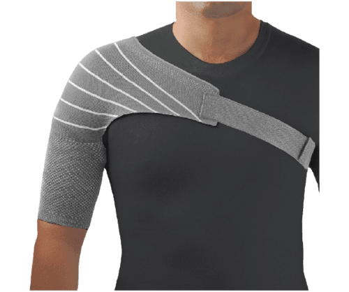 תומך כתף אלסטי איכותי נושם אנטומי עשוי בסריגה תלת מימדית | מידה S | אוריאל | URIEL