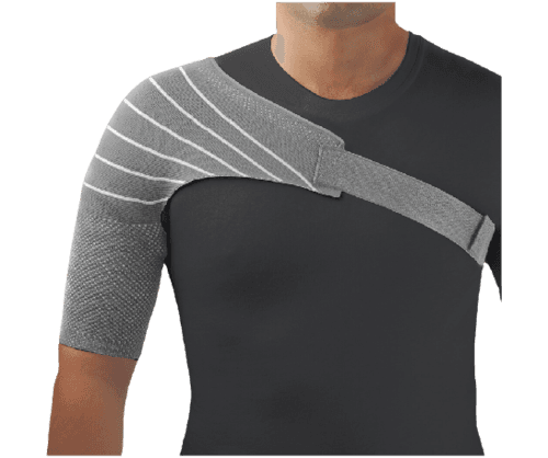 תומך כתף אלסטי איכותי נושם אנטומי עשוי בסריגה תלת מימדית | מידה XXL | אוריאל | URIEL