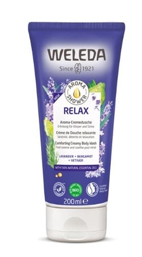 תחליב רחצה ארומטי RELAX | מכיל 200 מל | וולדה | Weleda