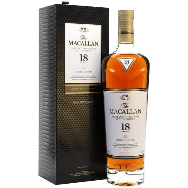 ווויסקי מקאלן 18 שנה שרי אוק - 700 מל