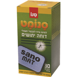 סנו סנומט | דוחה יתושים | לוחיות אידוי למכשיר חשמלי | 30 לוחיות אידוי