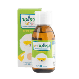 גרפווטר קידס | תערובת שמנים צמחיים | מכיל 120 מל | בטעם פירות | אריזה מכילה כוסית מדידה