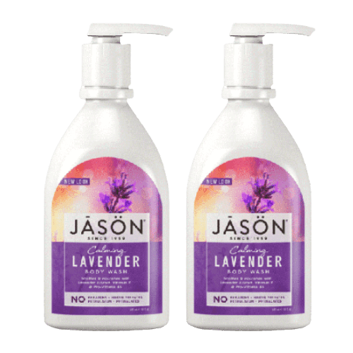 מבצע זוגי | גייסון סבון גוף לבנדר מרגיע | מכיל 887 מל | סבון גוף לבנדר המנקה בעדינות מרגיע את העור ומעשיר אותו בלחות| JASON גייסון | JASON