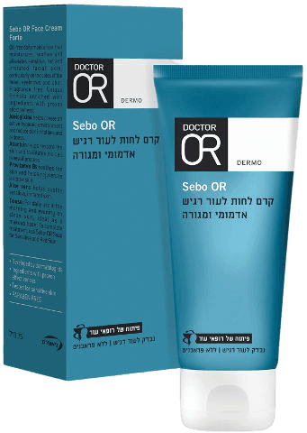 קרם לחות לעור אדמומי ומגורה | מכיל 75 מל | SEBO OR | דר עור | Doctor Or