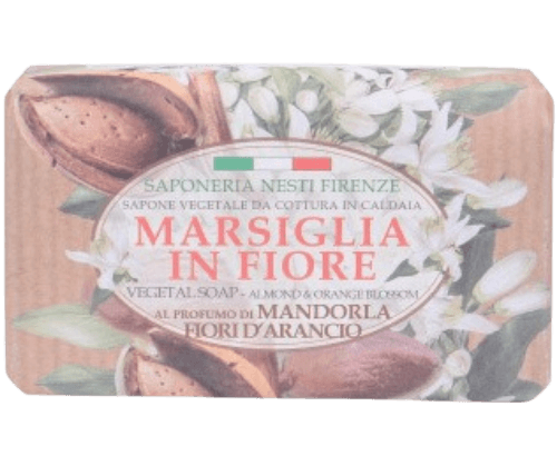 סבון מרסיי שקד פריחת תפוז ואלוורה Marsiglia In Fiore Vegetal Soap