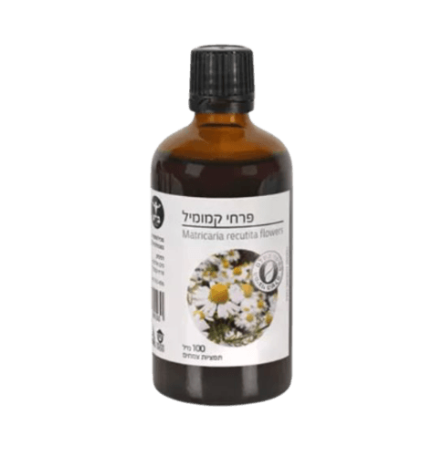 תמצית פרחי קמומיל | מכיל 100 מל | תוסף תזונה | Matricaria Recutita Flowers | ברא צמחים | BARA
