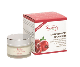 קרם יום לפנים | רימונים | לטיפוח עור בוגר | מכיל 50 מל | סנסי טבע | Sensi Teva