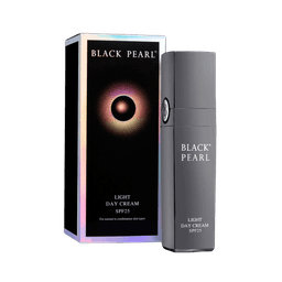 קרם יום קל | מונע קמטים לעור הפנים | 50 מל | פנינה שחורה | BLACK PEARL