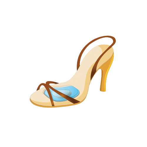 כריות סיליקון קדמיות לנעל עקב | עוזרות להקל על הלחץ הקדמי עזרו בהפחתת לחץ וכאבים | מידה אוניברסלית ONE SIZE | אוריאל | URIEL