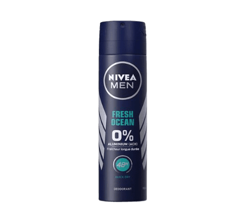דאודרנט פרש אושן ספריי לגבר ללא אלומיניום - NIVEA MEN - מל 150 ניוואה | NIVEA