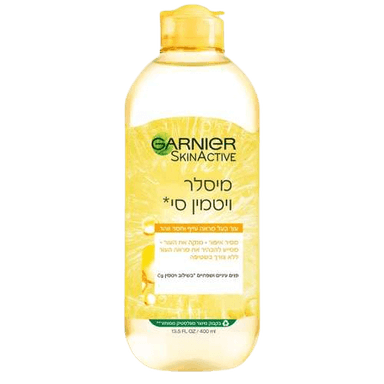 SKIN ACTIVE | מיסלר ויטמין סי | עבור עור בעל מראה עייף וחסר זוהר | מכיל 400 מל | לוריאל | LOREAL